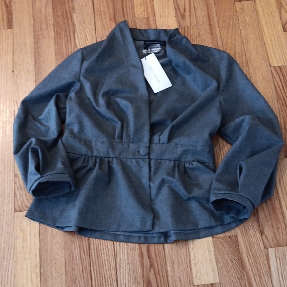 NWT Zara Woman Lightweight Woven Balloon-Sleeve Jacket ■ Size S - Picture 1 of 11